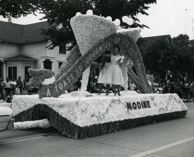Historic Fourth Fest photos, Fourth Fest parade circa 1950s